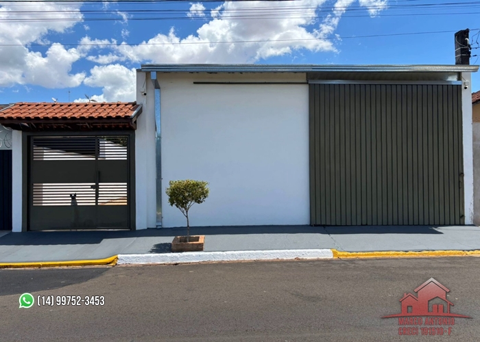 Excelente Residência + Barracão de 160 m² a Venda no Jardim Flórida – Bauru, SP Excelente Residência + Barracão de 160 m² a Venda no Jardim Flórida – Bauru, SP