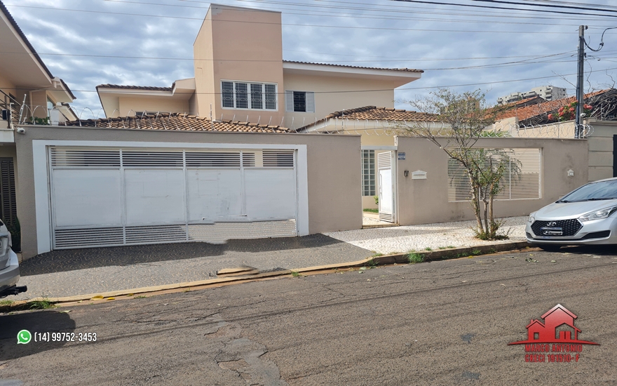 EXCELENTE RESIDÊNCIA A VENDA NO JARDIM ESTORIL  2 – BAURU/SP
