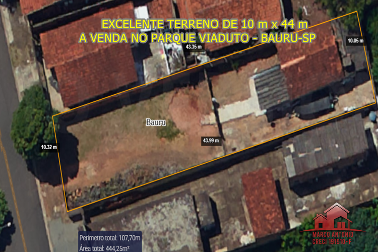 Excelente Terreno a Venda no Parque Viaduto- Bauru-SP