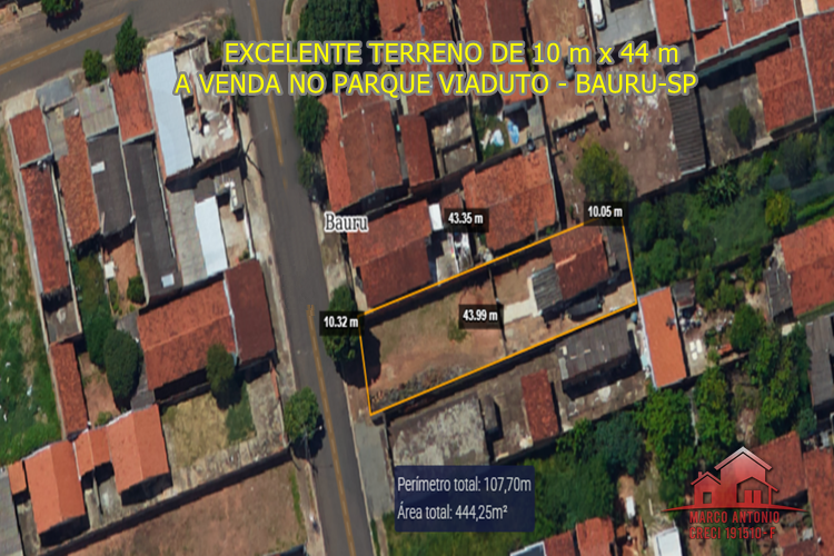 Excelente Terreno a Venda no Parque Viaduto- Bauru-SP