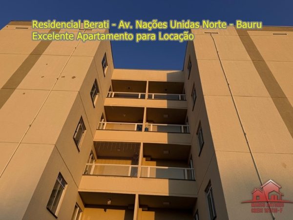 Excelente Apartamento para Locação Residencial Berati – Bauru