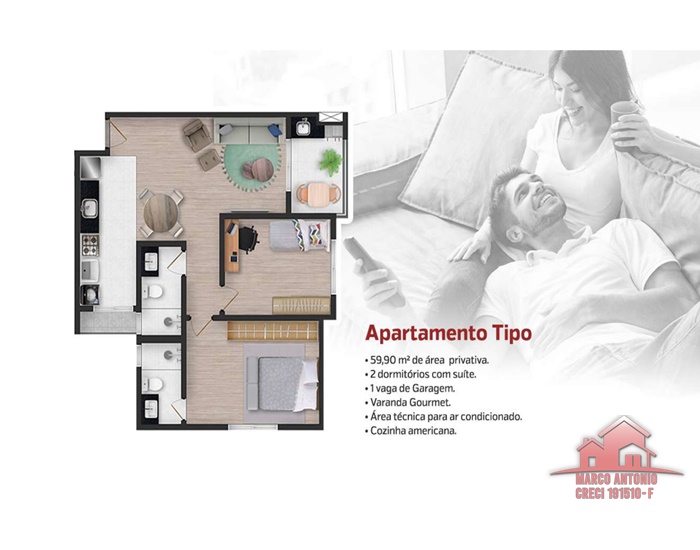 Excelentes Apartamentos á Venda no Residencial Belle Vie – Vila Falcão – Entrega: NOV 2027
